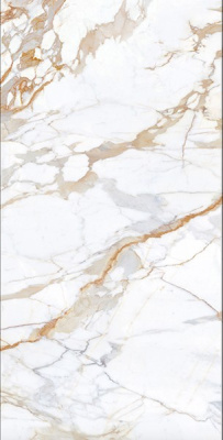 Керамогранит Calacatta Gold Polished (6 мм) (MN034AP261206) 120x260 от Moreroom (Китай) в Москве