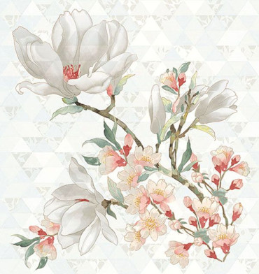 Панно PRIMAVERA MAGNOLIA BIANCO 75.3x70.9 от Керлайф (Россия) в Москве