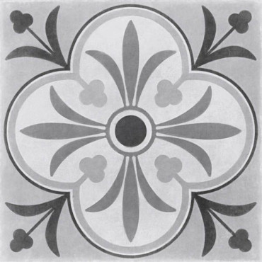 Керамогранит Motley крупный узор серый (C-MO4A093D) 29.8x29.8 от Cersanit (Россия) в Москве