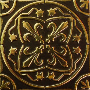 Декор BRONZO-25 вставка FLORENCE латунная 5x5 от BronzoDecor (Россия) в Москве