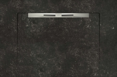 Керамический душевой поддон BELGIUM STONE BLACK - SLOPE NOVA LINE 90x135 от Aquanit (Турция) в Москве