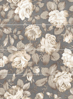 Панно Fiori Grigio цветы 1608-0116 (компл.из 4 шт.) 60x80 от Lasselsberger Ceramics (Россия) в Москве