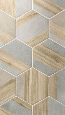 Керамогранит WORK HEXAWORK MIX 21x18.2 от APE Ceramica (Испания) в Москве