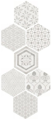 Декор AT.HEX.ALPHA MIX-PERLA матовый 25.8x29 от Pamesa (Испания) в Москве