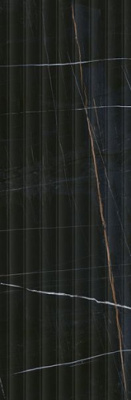Настенная плитка Греппи 14035R черный структура обрезной 40x120 от Kerama Marazzi (Россия) в Москве