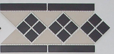 Бордюр Border LISBON-1 with 1 strip Stand.(Tr.16, Dots 14, Strips 14) 28x15 от TopCer (Португалия) в Москве