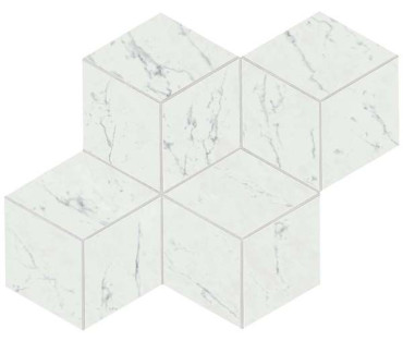 Мозаика керамогранит Marvel Stone Carrara Pure Mosaico Esag. Lapp. (AS2J ) 30x35 от Atlas Concorde (Италия) в Москве