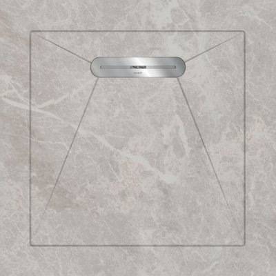 Керамический душевой поддон FIORI DI PESCA WHITE - ENVELOPE LINEAR MASSIVE 90 90x90 от Aquanit (Турция) в Москве