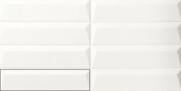 Настенная плитка Three-D Cups Snow 5x20 от APE Ceramica (Испания) в Москве