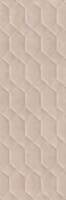 Настенная плитка Resina Rosa Struttura Bee 3D rett. (R79P) 40x120 от Ragno (Италия) в Москве