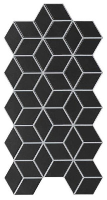 Керамогранит Rhombus Black (RLD000030) матовая 26.5x51 от Realonda Ceramica (Испания) в Москве