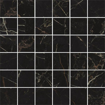 Декор Фрагонар MM5283 чёрный 30.1x30.1 от Kerama Marazzi (Россия) в Москве