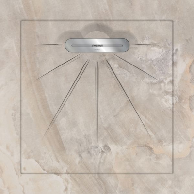 Керамический душевой поддон INCANTO BONE - MULTI LINEAR MASSIVE 90 90x90 от Aquanit (Турция) в Москве