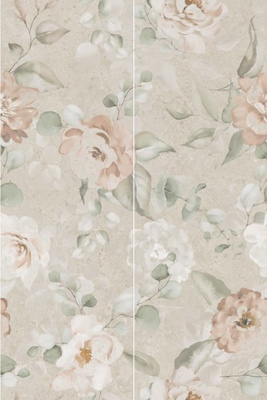 Панно Риккарди 2 бежевый матовый обрезной (AZ/B051/2x/14059R) 80x120 от Kerama Marazzi (Россия) в Москве