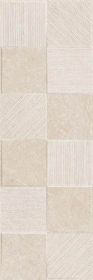 Настенная плитка Eterna Blanco Struttura Quadro 3D rett. (R8HU) 30x90 от Ragno (Италия) в Москве