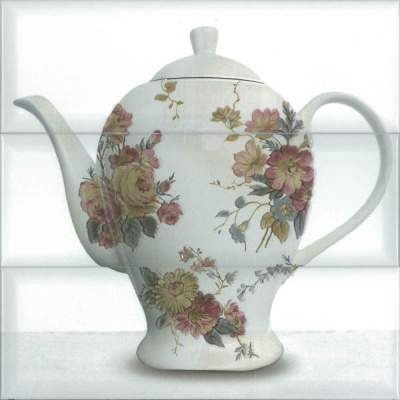 Панно Composicion Tea 03 White 10x30 от Absolut Keramika (Испания) в Москве