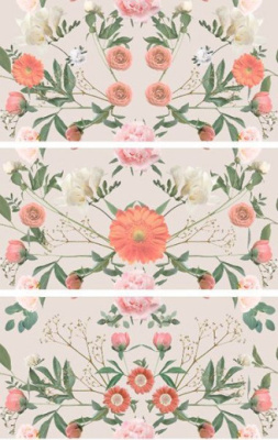 Панно Seventies Spring mix (компл. из 3-ех штук) 60x90 от Creto (Россия) в Москве