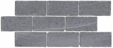 Бордюр Роверелла BR023 серый мозаичный 34.5x14.7 от Kerama Marazzi (Россия) в Москве