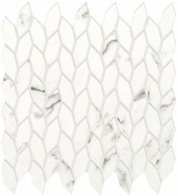 Мозаика Marvel Shine Statuario Supremo Mos. Twist Shiny (A4WM) 30.5x30.5 от Atlas Concorde (Италия) в Москве