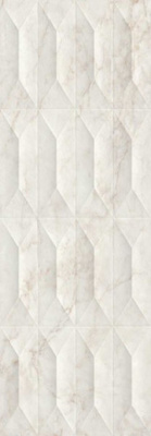 Настенная плитка Marbleplay Calacatta Struttura Gem 3D Rett. (M4PE) 30x90 от Marazzi Italy (Италия) в Москве
