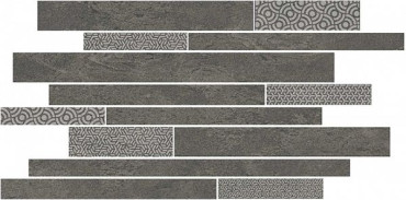Декор Ламелла SBM011/SG4585 серый темный мозаичный 25x50.2 от Kerama Marazzi (Россия) в Москве