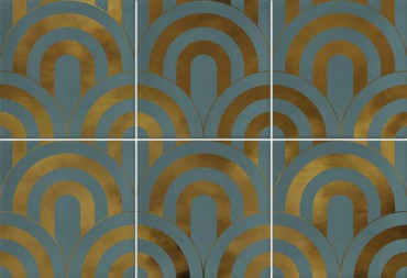 Настенная плитка Takada Turquesa Oro 23x33.5 от Vives Ceramica (Испания) в Москве