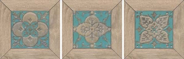 Вставка Меранти пепельный светлый ID61 13x13 от Kerama Marazzi (Россия) в Москве