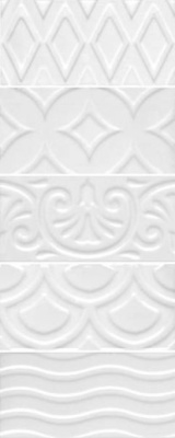 Настенная плитка 16017 Авеллино белый структура mix 7.4x15 от Kerama Marazzi (Россия) в Москве