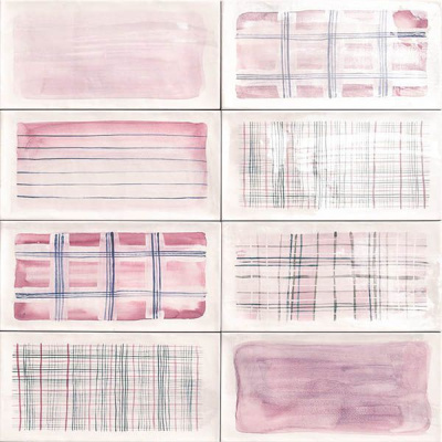 Декор Deco Aquarel Pink Brillo 15x30 от Mainzu (Испания) в Москве