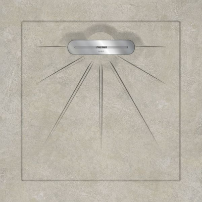 Керамический душевой поддон GEOMETRICS TAUPE MULTI LINEAR MASSIVE 90 90x90 от Aquanit (Турция) в Москве