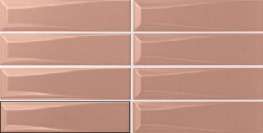 Настенная плитка Three-D Pyramid Terracota 5x20 от APE Ceramica (Испания) в Москве