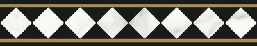 Бордюр Victorian Marble Diamond Brd Gls (K1425MKB40) 7.5x40 от Villeroy & Boch (Германия) в Москве