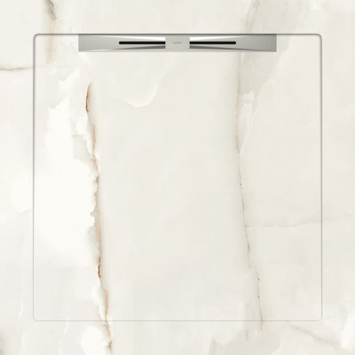 Керамический душевой поддон MARBLE WHITE - SLOPE LINE 90 90x90 от Aquanit (Турция) в Москве