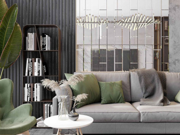 Плитка ПРЯМОУГОЛЬНАЯ ЗЕРКАЛЬНАЯ ПЛИТКА С ФАЦЕТОМ (ДСТ) в Москве