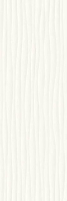 Настенная плитка Eclettica White Struttura Wave 3D M1J4 40x120 от Marazzi Italy (Италия) в Москве