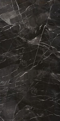 Керамогранит BLACK CALACATTA KRISTAL Rectified Parlak Nano 120x240 от Kutahya (Турция) в Москве