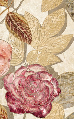 Декор Illyria flowers-2 25x40 от Laparet в Москве