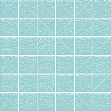 Настенная плитка Ла-Виллет 21026 бирюзовый 30.1x30.1 от Kerama Marazzi (Россия) в Москве