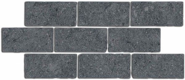 Бордюр Роверелла BR021 серый темный мозаичный 34.5x14.7 от Kerama Marazzi (Россия) в Москве