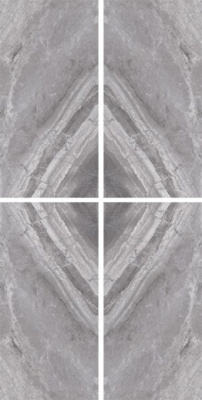 Керамогранит SUPREME Book Match Grey Levigato S/4 (77536) 60x120x1.2x2.4 от Cerdomus (Италия) в Москве