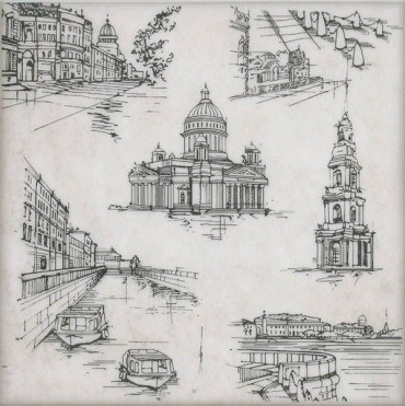 Декор STG\A536\5261 Марчиана SpB 20x20 от Kerama Marazzi (Россия) в Москве