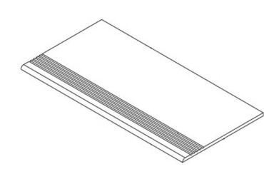 Фронтальная ступень Boost Mineral White Gradino (AIJC) 30x120 от Atlas Concorde (Италия) в Москве