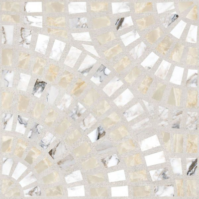 Декор Marble-Beton Круговой Светлый Лаппато Ректификат (K949792LPR01VTE0) 60x60 от Vitra (Турция) в Москве