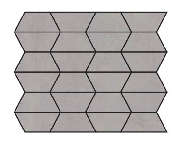 Мозаика CROSSROAD CHALK MOS. GEM GREY 30x34 от ABK Ceramiche (Италия) в Москве
