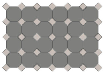 Керамогранит CE.SI. ART DECO Nickel ottagono СП165 10x10 от CE.SI. (Италия) в Москве