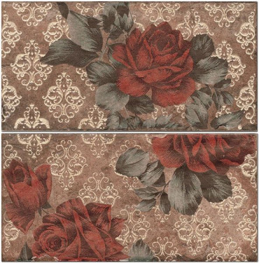 Декор CHICAGO ins. Vintage Roses S/2 OLD 10x20 от Cir Ceramiche (Италия) в Москве