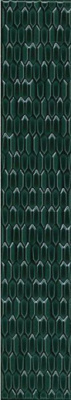 Бордюр Левада зеленый темный глянцевый (LSB001) 40x7.1x9 от Kerama Marazzi (Россия) в Москве