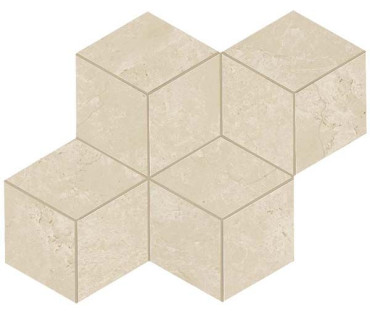 Мозаика керамогранит Marvel Stone Cream Prestige Mosaico Esag. Lapp. (AS2H ) 30x35 от Atlas Concorde (Италия) в Москве