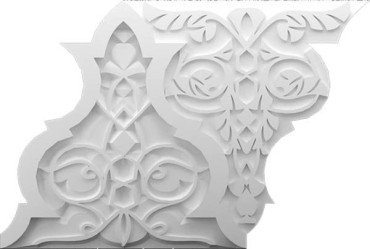 Декор Ataurique Anisa blanco 13.5x20 от Decoramia (Испания) в Москве