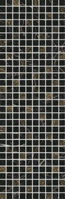 Декор Астория черный мозаичный MM12111 25x75 от Kerama Marazzi (Россия) в Москве